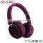 Handsfree foldable stereo best bluetooth sport wireless headphone with mic for laptop