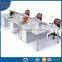 Modern Modular Cubicle Office Screen Steel Frame Partitions Office Desk