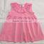 Beautiful baby sleeveless top ruffle girls t shirt children blank shirt ruffle