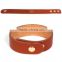 Monogram Leather Cuff Band Bracelet