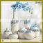 2016 factory decal painting creative ceramic art craft vase for centerpiece
