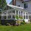 luxurious glass house for pool tinted glass