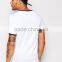 Wholesale high quality blank 100% white strtch polyester t-shirts