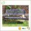 Outdoor Rush and Weather Resistant patio solid construdction garden cast aluminum glider bench