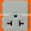 American Standard flush mounting 2 flat pin wall socket (AF6008)