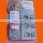Europe style 4 gang extension power cord with individual switch and earth (E6004EIS)