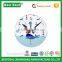 Cute sticker surface wooden wall clock