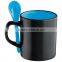 2016 Promotion Custom Ceramic Coffee Mug with Spoon                        
                                                Quality Choice