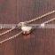 2016 New Product Rose Gold Bead Fancy Necklace Sets