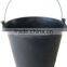 rubber bucket,horse feeding bucket,tire rubber pail,cubo de goma 9L