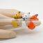 KARASU Designer Handmade Curled Up Fox Adorable 3D Stereoscopic Animal Finger Ring Party Midi Adjustable Rings For Women