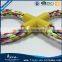 good bone shape dog toy plastic toy tires rope dog toy