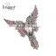 Brand Treasure eagle brooch yiwu new design fashion wedding diamond eagle brooch