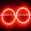 New Products Colorful Change RGB COB Angle Eye Rings Led with IR Controller 24keys 12V
