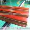 waterproof fireproof wooden coated aluminium windowdoor and sections/ aluminium extrusion profiles for the window and door