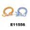 cute colored telephone wire hair band with hair bow