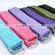 100% cotton yoga belt, yoga stretch belt,D ring buckle yoga belt