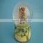 creative valentine snow globe art in polyresin material