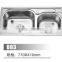 Stainless Steel Two Bowls Wholesale Price Antique Kitchen Sink
