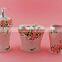 Fancy design polyresin bathroom product bathroom accessories