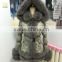 2015fashion many color warm hooded down coat with fox fur trim