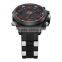 WEIDE stop watch WH5202 stainless steel back water resistant watch chronograph watch mens