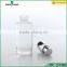 Customize cosmetic emulsion glass bottle 40ml lotion glass bottle with pump cap