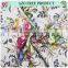 Stocked 100 rayon printed fabric
