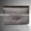 High quanlity business leather wallet card holder closed by magnet clasp