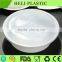 Transparent disposable plastic food container with lid