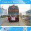 Tri-axle low bed fuel tank truck semi trailer for chemical liquid