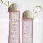 300ml frosted plastic water bottle with customization color