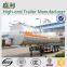 China manufacturer selling good quality tri-axle 50ton 45CBM stainless steel tank trailer for sale