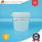 Small Plastic Barrel With Handle, Coconut Oil Packing Buckets, 1L Plastic Bucket