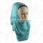 Yiwu two faces plain jersey instant hijab muslim women hijab scarf