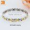 Titanium Germanium Magnetic Bracelet,gold chain