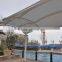 PVDF tensile fabric architecture membrane structure River Corridor PVC canopy Awning Walkway