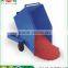 8 Inch Silent Wheel Dumping Flip Type Iron Filings Metal Concrete Cart
