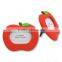 Apple shape christmas arnaments soft pvc picture frame