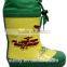 custom rain boots for children with cuff fashion wellie boots european style gum boots