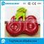 New design pvc inflatable pool float lounger, OEM water sport cherry air mattress