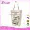 recycled custom foldable promotional handle cotton shopping bag