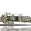 Full rhinestone chain ornament western bling pet belts collars