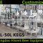 top quality hot selling two heads beer keg filling machine