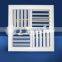 Adjustable air diffuser for HVAC duct system