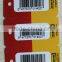 Plastic laminated barcode key tags