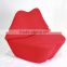 Living Room Furniture Red Lip Shaped Sofa