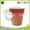 disposable paper coffee cup with handle, hot paper cup