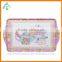 creative new design melamine tray with handle