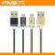 2015 Newest Arrival Metal Braided Strong fishnet charger cable for iPhone 5 6 6s